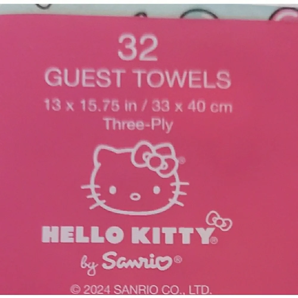 Hello Kitty Guest Towel Paper Napkins Sweet Celebration